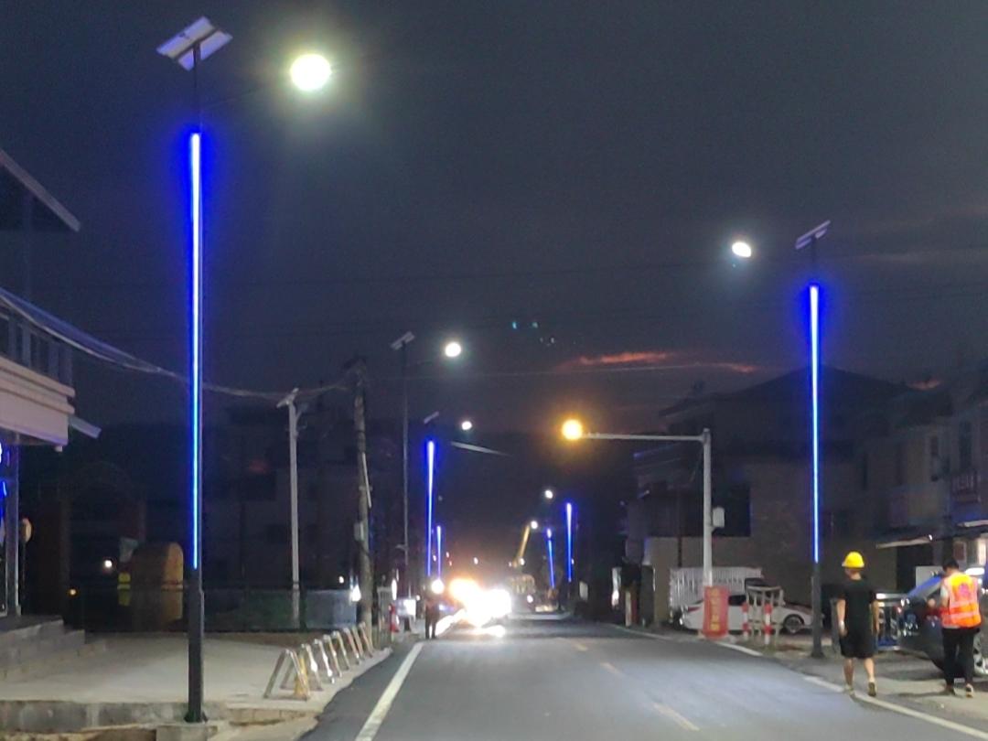 梅州蕉岭县景观太阳能路灯案例