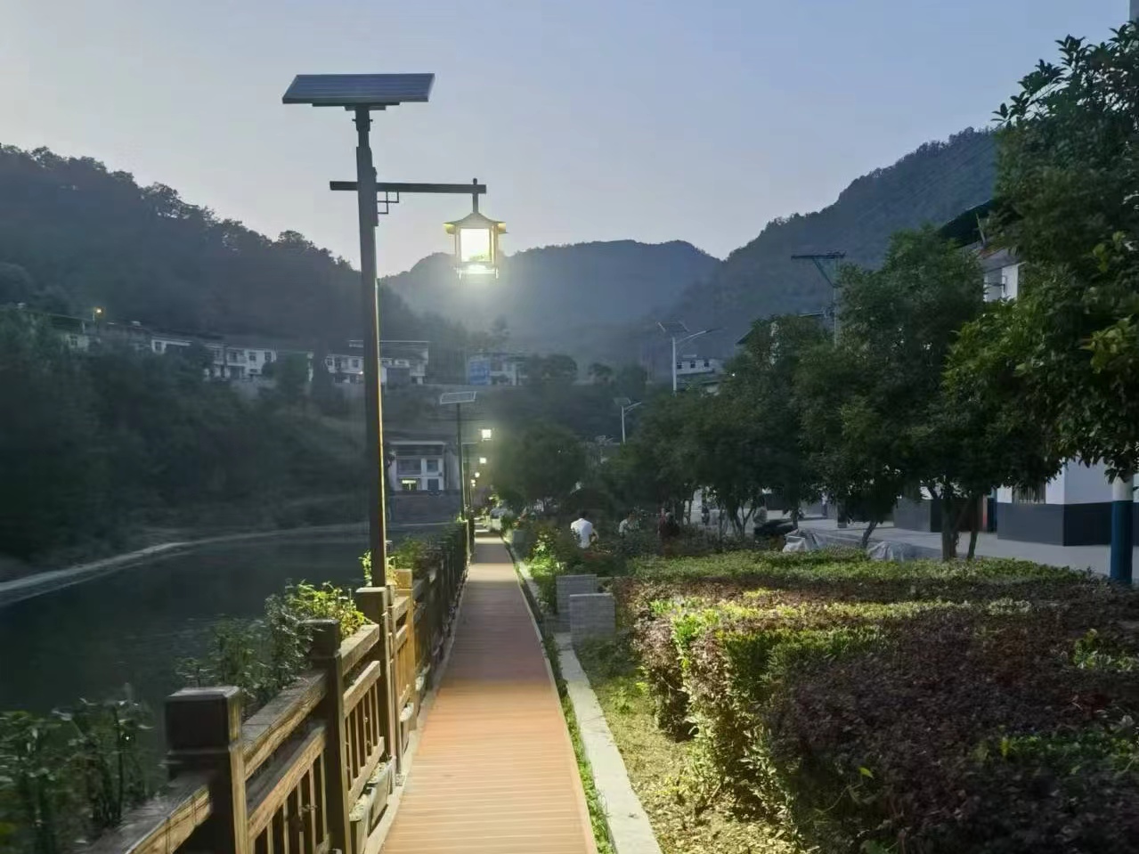 陕西安康庭院灯工程案例
